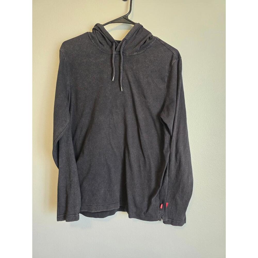 Levi’s Heather Grey Longsleeve Lightweight Hooded Sweater (M)
